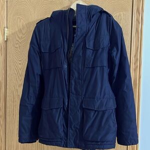 TNA winter parka navy blue